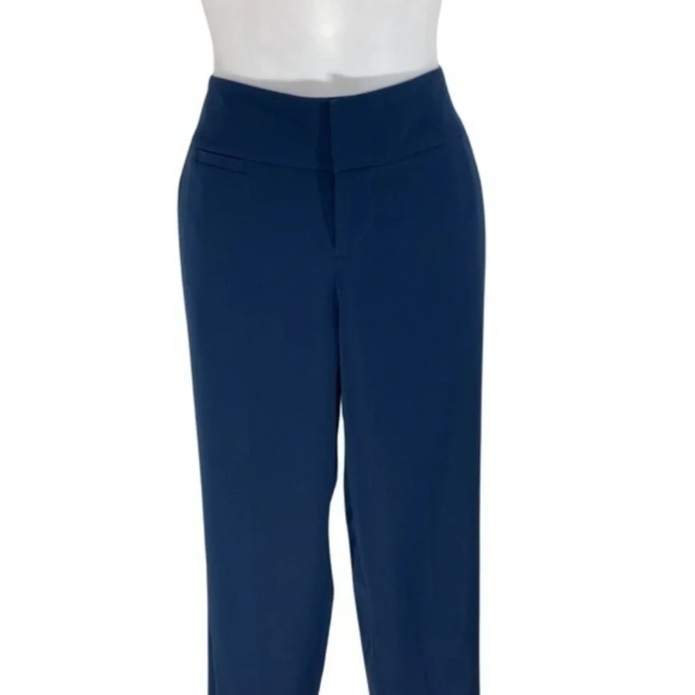 Ann Taylor navy buckle back ankle pants PP55